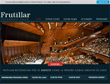 Tablet Screenshot of frutillar.com